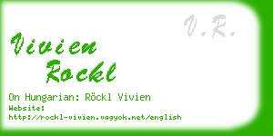 vivien rockl business card