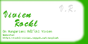 vivien rockl business card